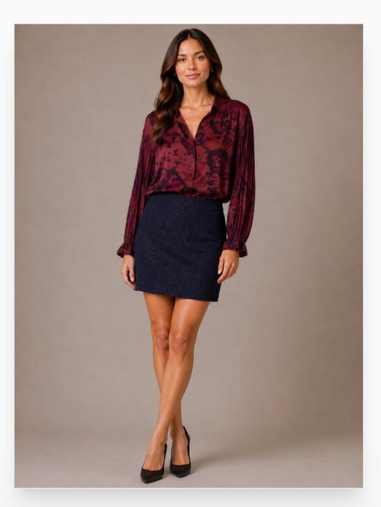 J. Crew Dresses & Skirts - J. Crew Linen Tweed Mica Mini Skirt Size 10 EUC